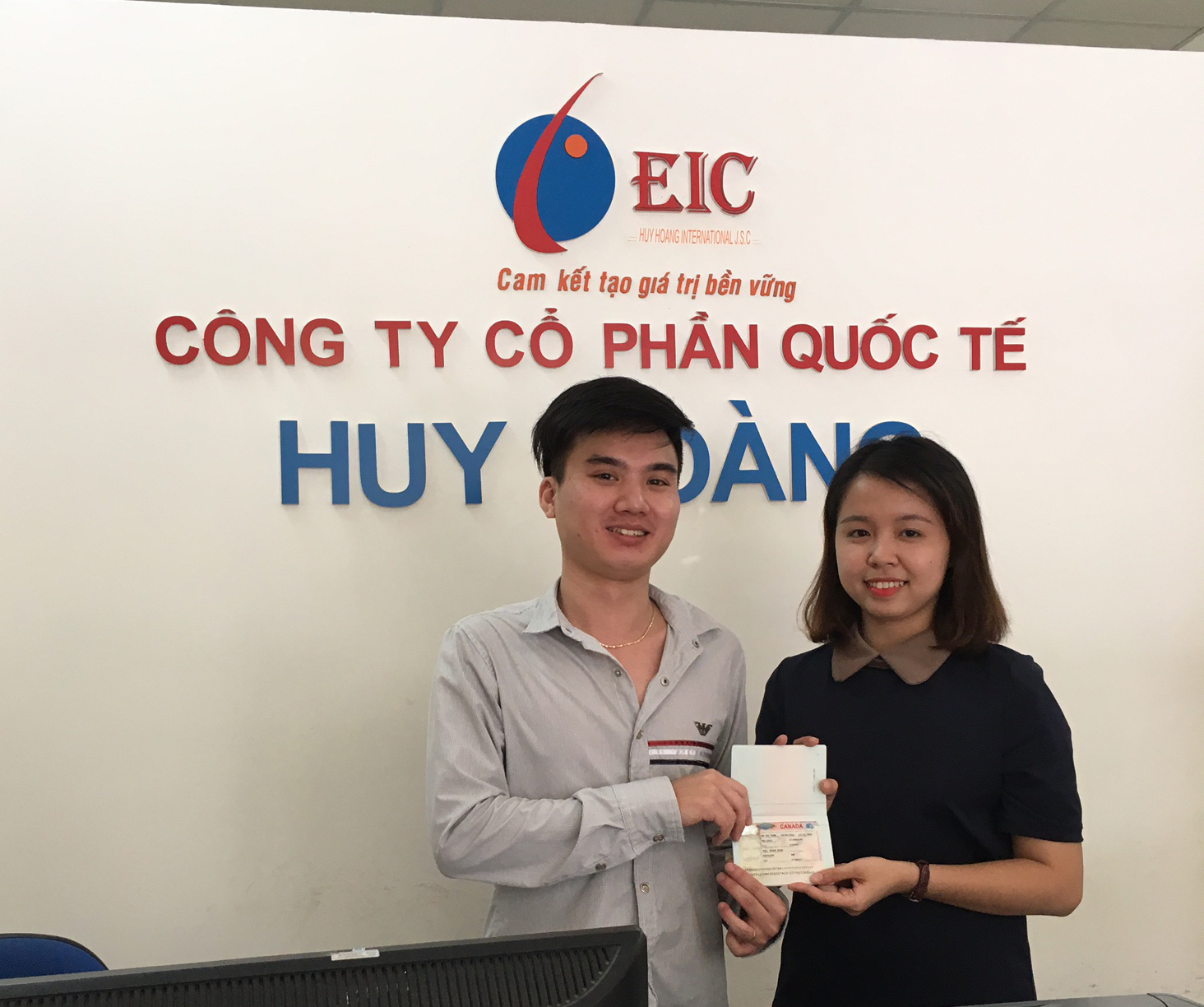 Chúc mừng thành công visa du học Canada Ngô Quang Bình